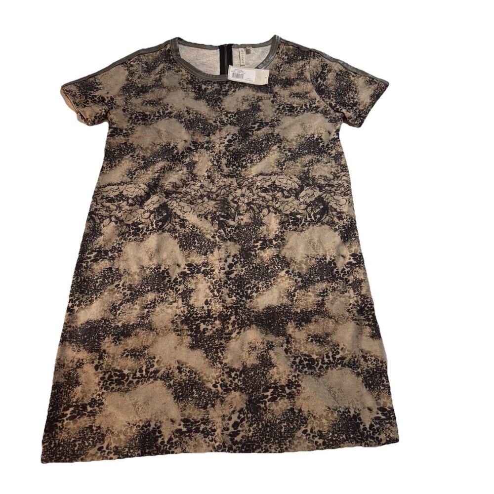 Grey State Lynx Fleur Print T Shirt Dress Women’s XL MSRP $268